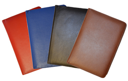 red, blue, black and british tan wine tasting journals 